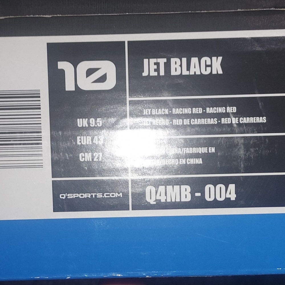 Q Sports Jet Black Sneakers